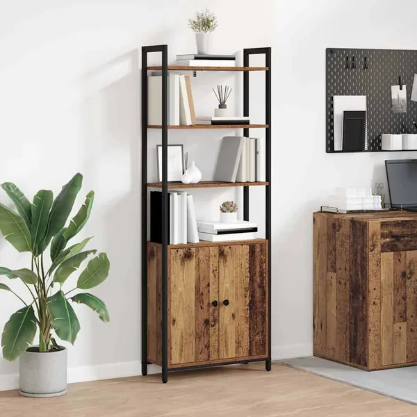 Bibliothèque Bois Ancien 60 x 24 x 161 cm Bois d'ingénierie