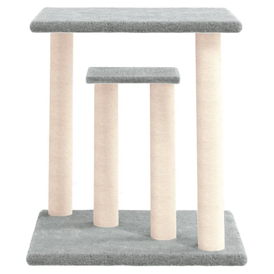 Arbres à chat avec plates-formes gris clair 50 cm - 3