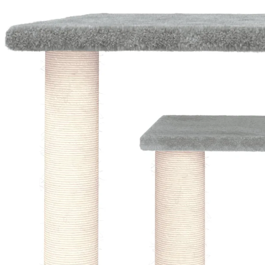 Arbres à chat avec plates-formes gris clair 50 cm - 5