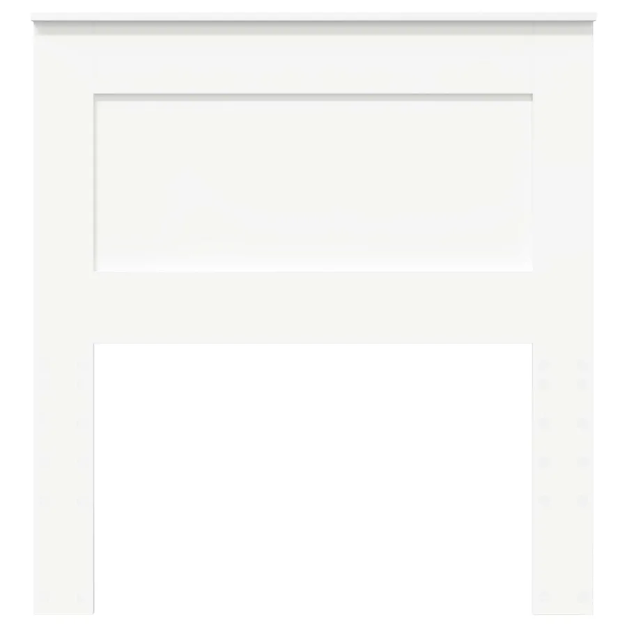 Tête de lit avec tête de lit Blanc 100 cm Bois d'ingénierie - 4