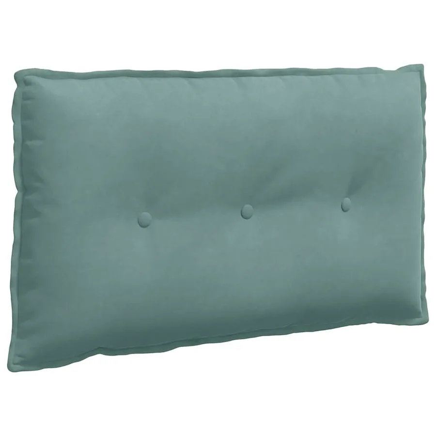 Coussin de Dos Vert Mer 80 x 50 cm Tissu en velours côtelé - 2