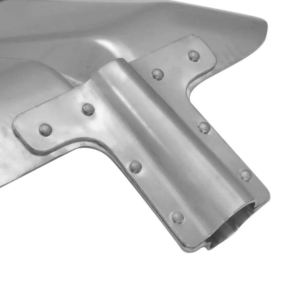Tête de pelle Argent 45 x 38 cm Aluminium - 10