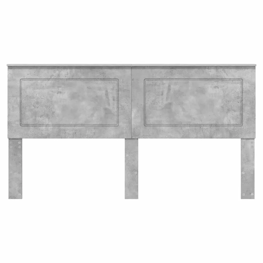 Tête de lit Gris Béton 100 cm Bois d’ingénierie - 4