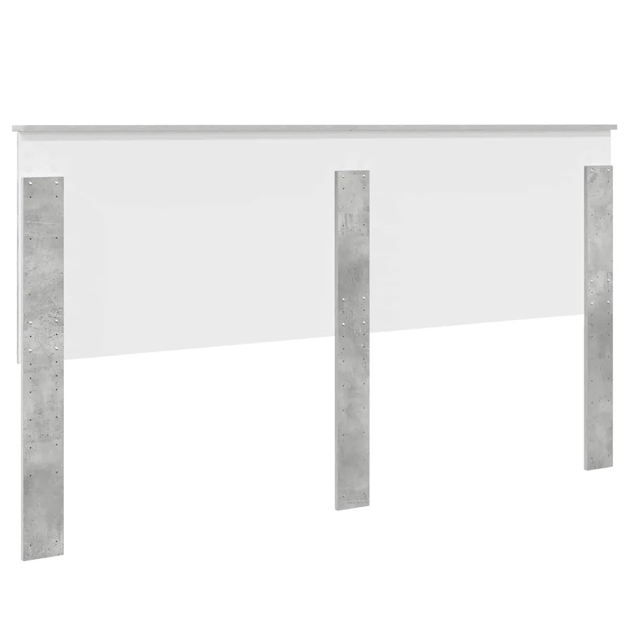 Tête de lit Gris Béton 100 cm Bois d’ingénierie - 6