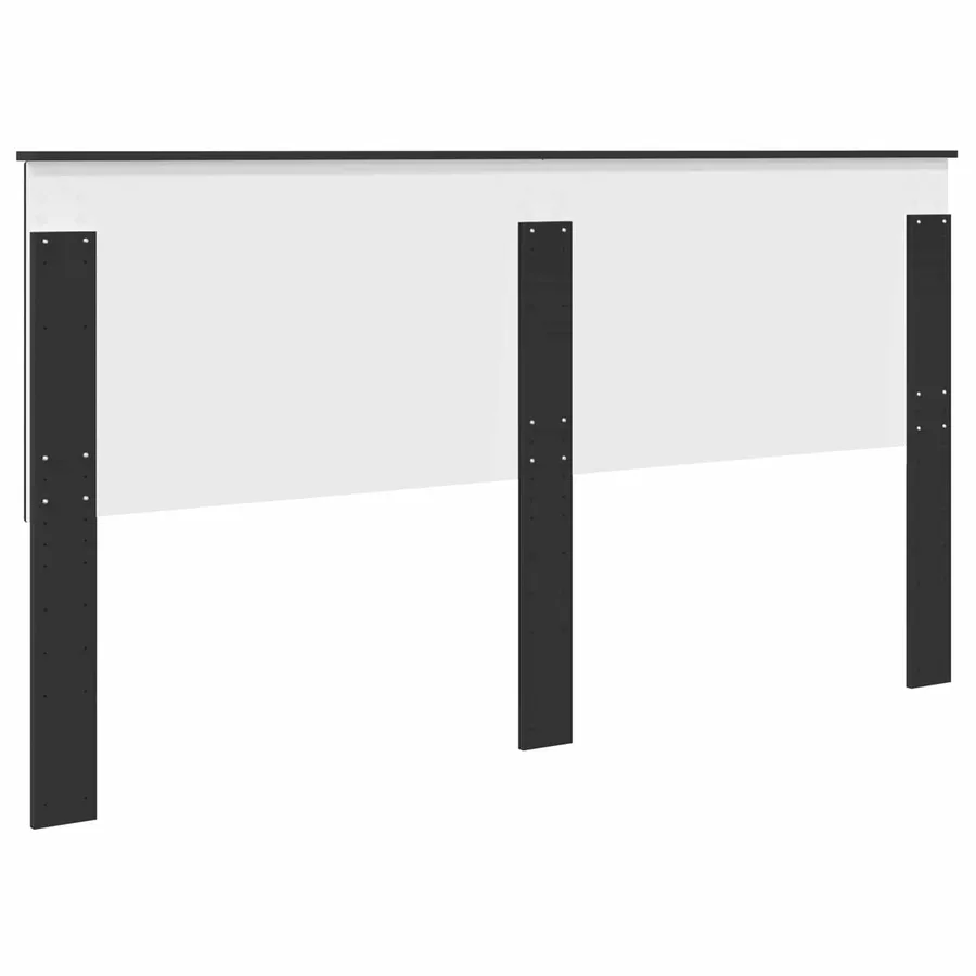 Tête de lit Chêne Noir 100 cm Bois d’ingénierie - 6