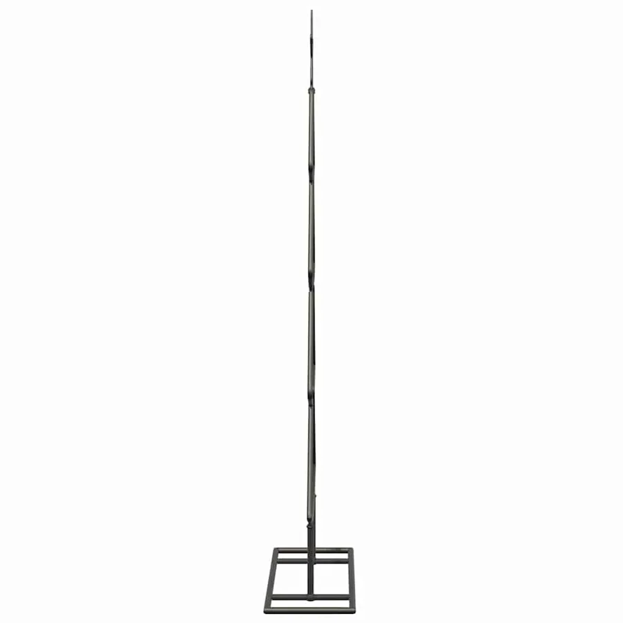 Arbre de Noël en métal avec support Noir 90,5 cm Acier - 6