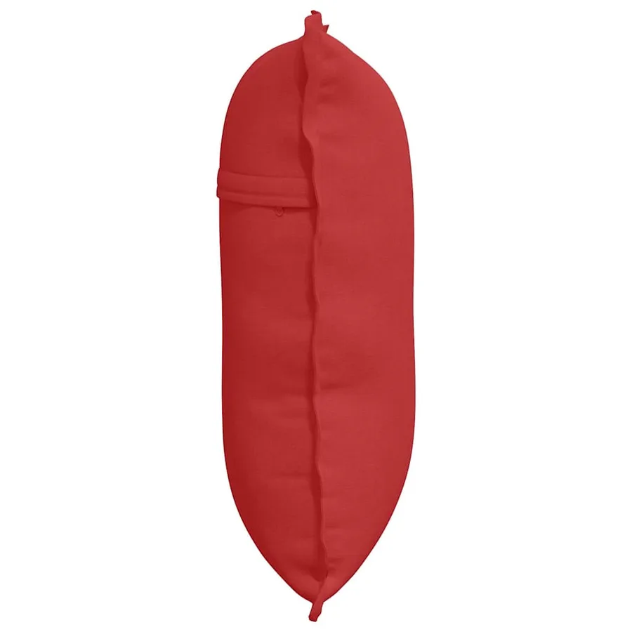 Coussin de Dos Rouge 60 x 19 x 50 cm tissu - 6