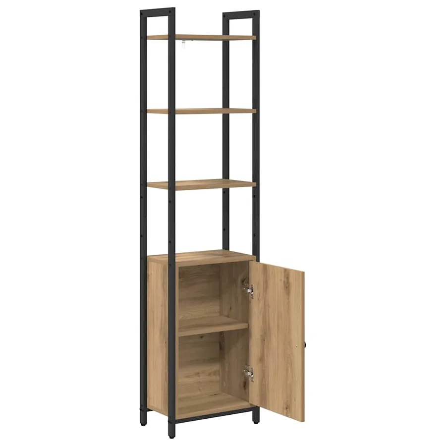 Bibliothèque 6 niveaux 40 x 24 x 161 cm Bois d'ingénierie - 5