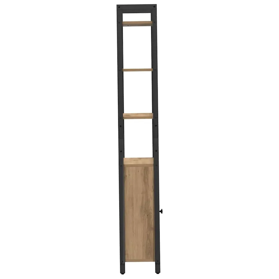 Bibliothèque 6 niveaux 40 x 24 x 161 cm Bois d'ingénierie - 7