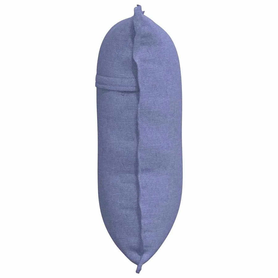 Coussin de Dos Bleu denim 60 x 19 x 50 cm tissu - 6