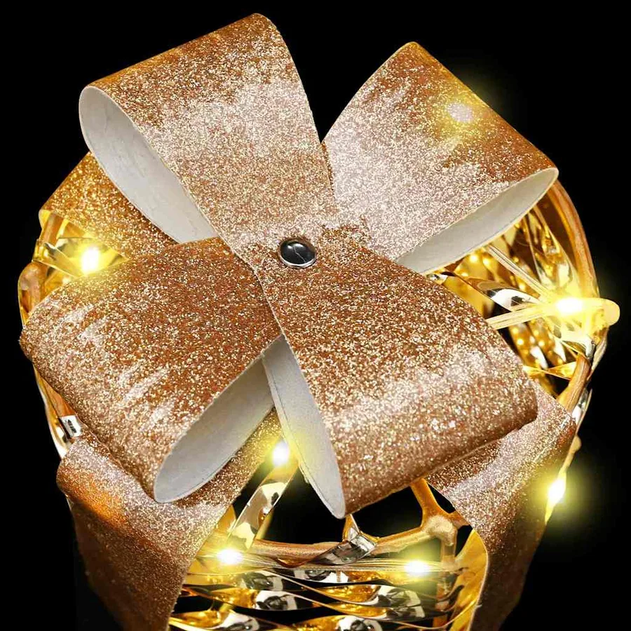 Décoration de boîte cadeau 3 pcs 20 x 20 x 20 cm PET - 6
