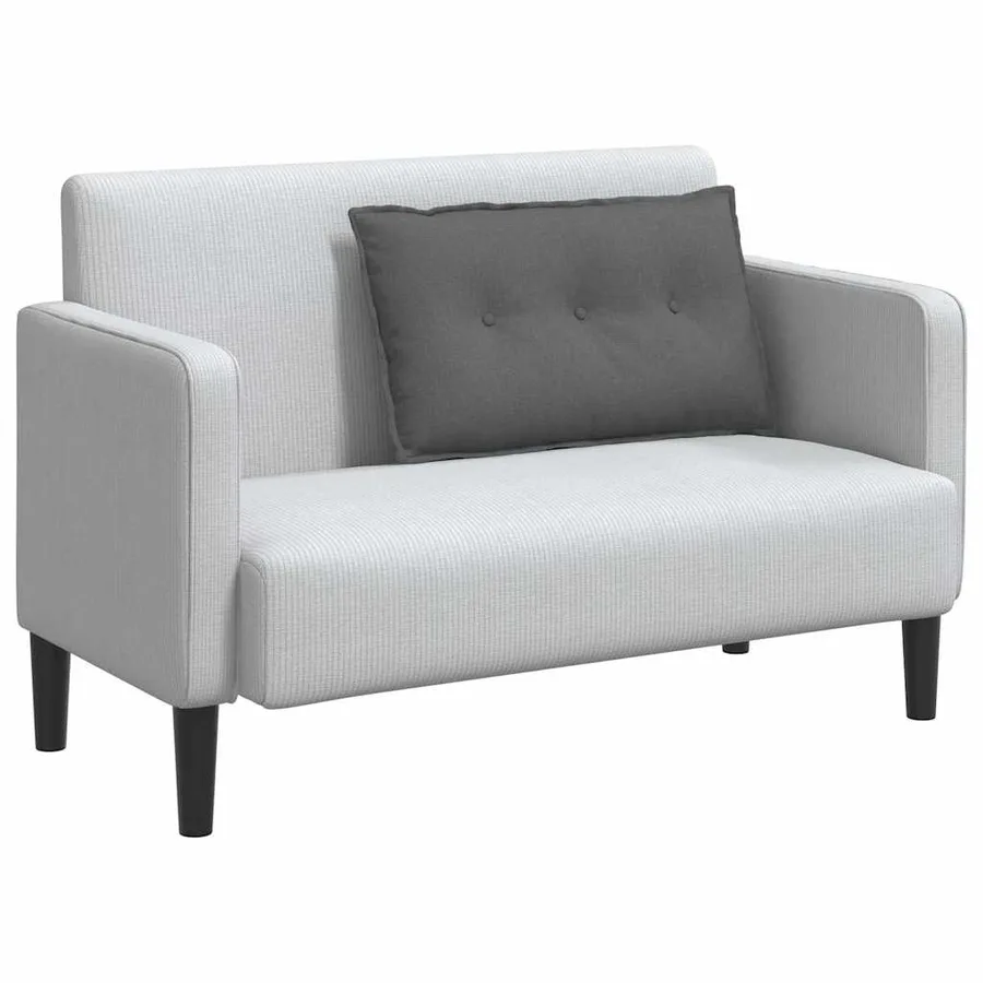 Coussin de Dos Gris foncé 80 x 19 x 50 cm tissu - 3