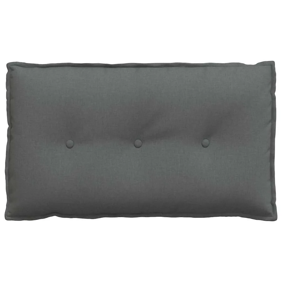 Coussin de Dos Gris foncé 80 x 19 x 50 cm tissu - 5