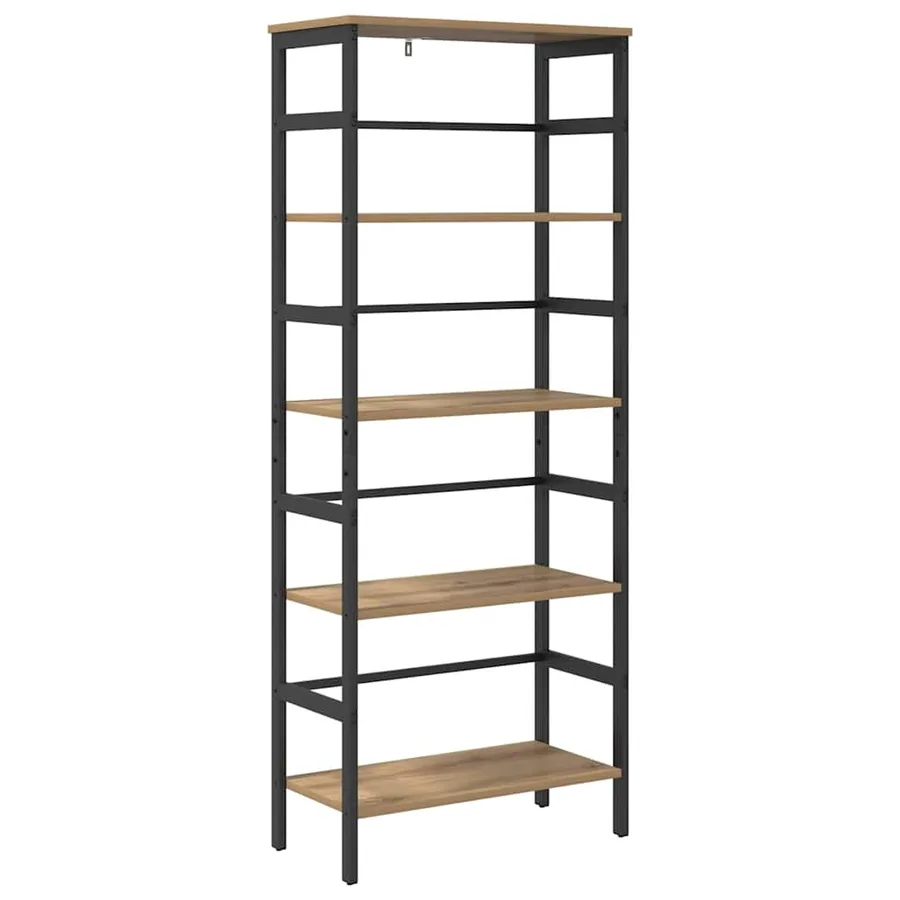 Étagère 4 niveaux 60 x 29,5 x 149 cm Bois d'ingénierie - 2