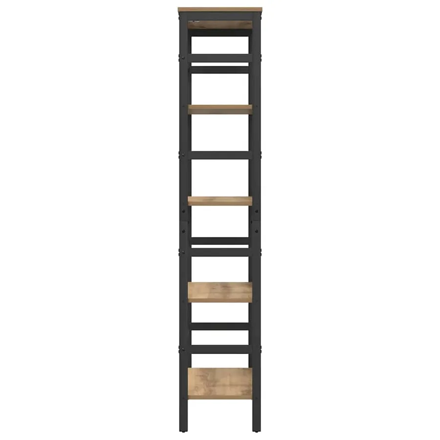 Étagère 4 niveaux 60 x 29,5 x 149 cm Bois d'ingénierie - 6