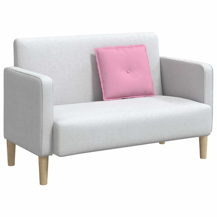 Coussin de Dos Rose 50 x 19 x 45 cm tissu - 3