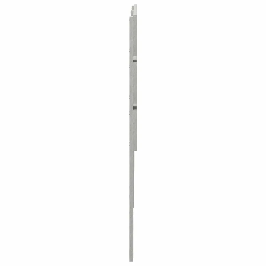 Tête de lit Gris béton Bois d'ingénierie - 5