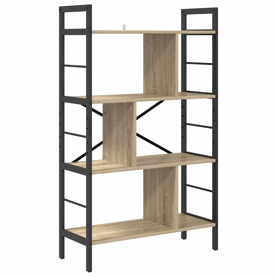 Étagère Chêne Sonoma 75 x 30 x 123,5 cm Bois d'ingénierie - 2