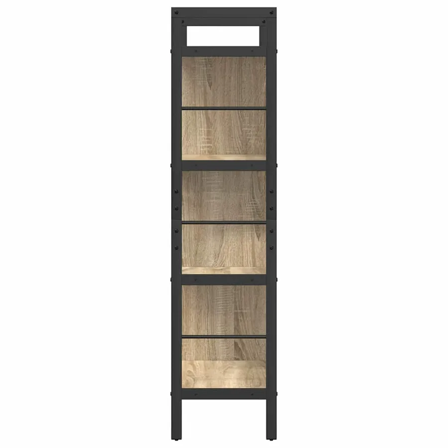 Étagère Chêne Sonoma 75 x 30 x 123,5 cm Bois d'ingénierie - 6