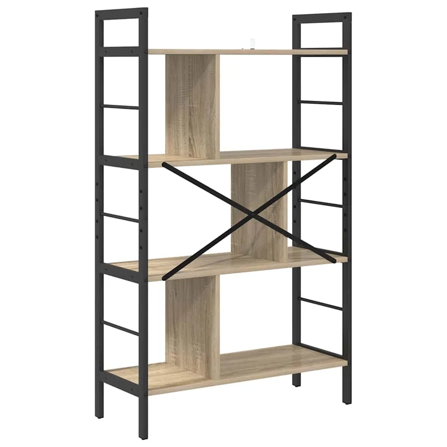 Étagère Chêne Sonoma 75 x 30 x 123,5 cm Bois d'ingénierie - 7