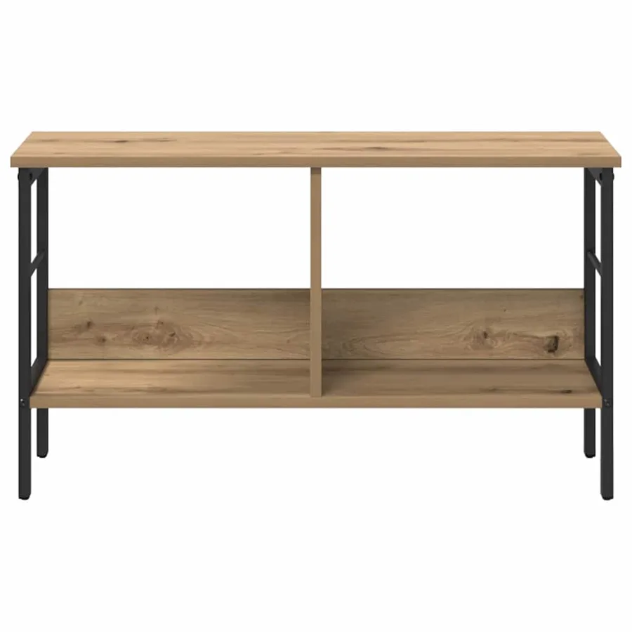 Étagère 2 niveaux 82 x 32 x 47 cm Bois d'ingénierie - 5