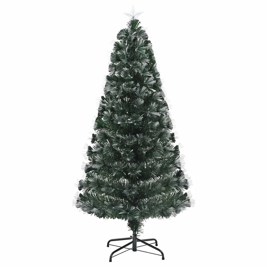 Sapin de Noël artificiel avec 210 LED Vert 180 cm PVC - 3
