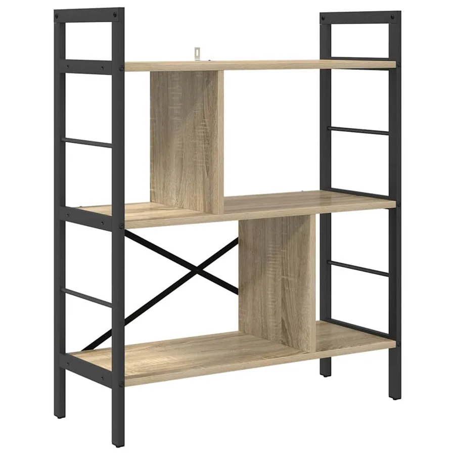 Étagère Chêne Sonoma 75 x 30 x 91 cm Bois d'ingénierie - 2