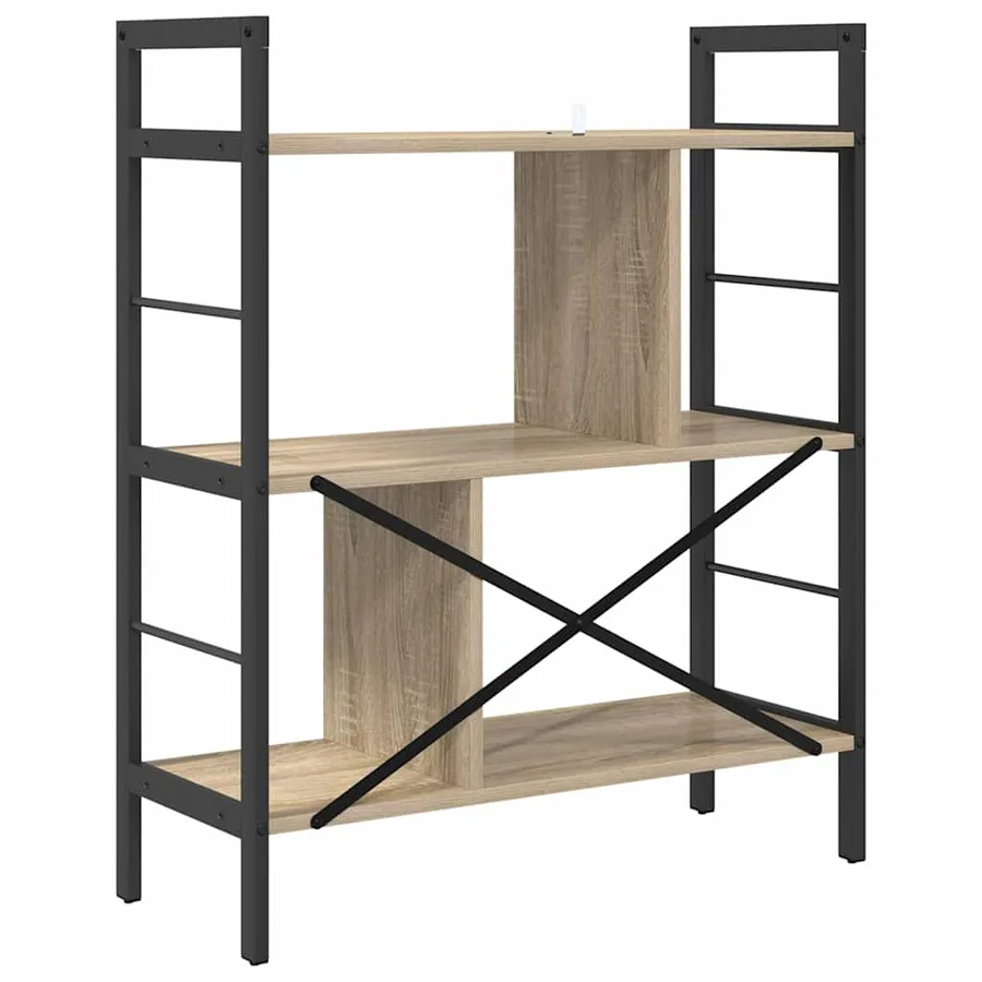 Étagère Chêne Sonoma 75 x 30 x 91 cm Bois d'ingénierie - 7