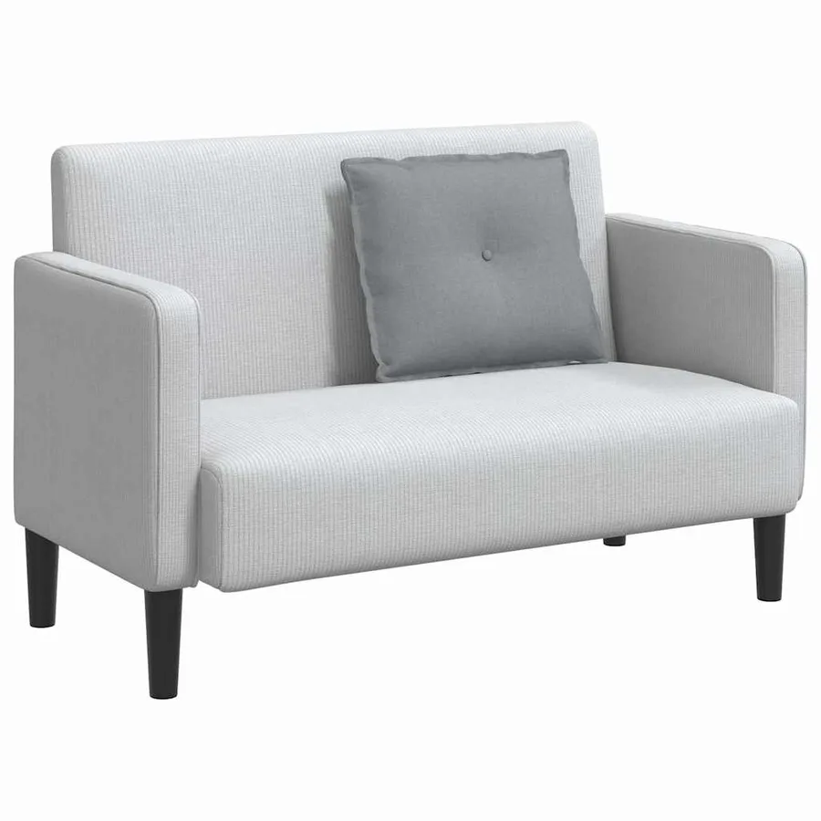 Coussin de Dos Gris clair 60 x 19 x 50 cm tissu - 3