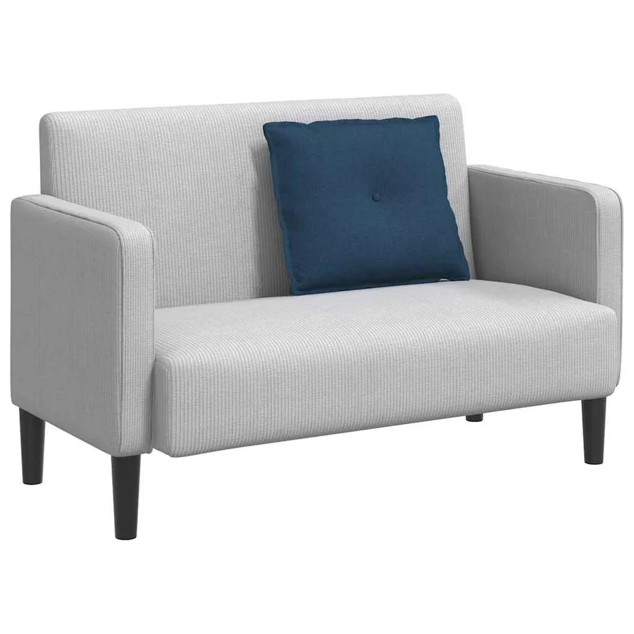 Coussin de Dos Bleu 60 x 19 x 50 cm tissu - 3