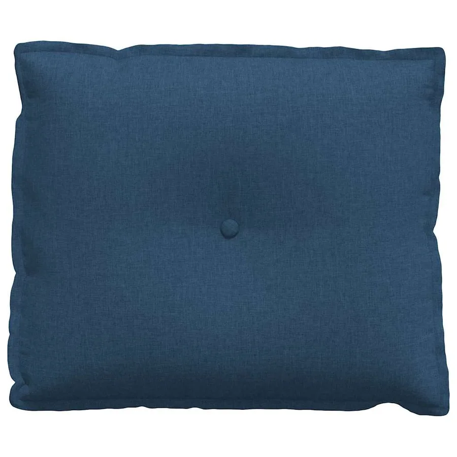 Coussin de Dos Bleu 60 x 19 x 50 cm tissu - 5