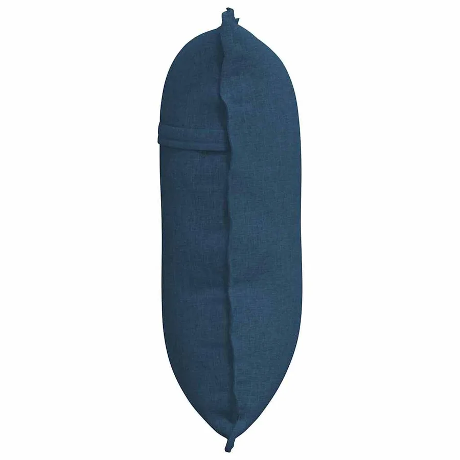 Coussin de Dos Bleu 60 x 19 x 50 cm tissu - 6