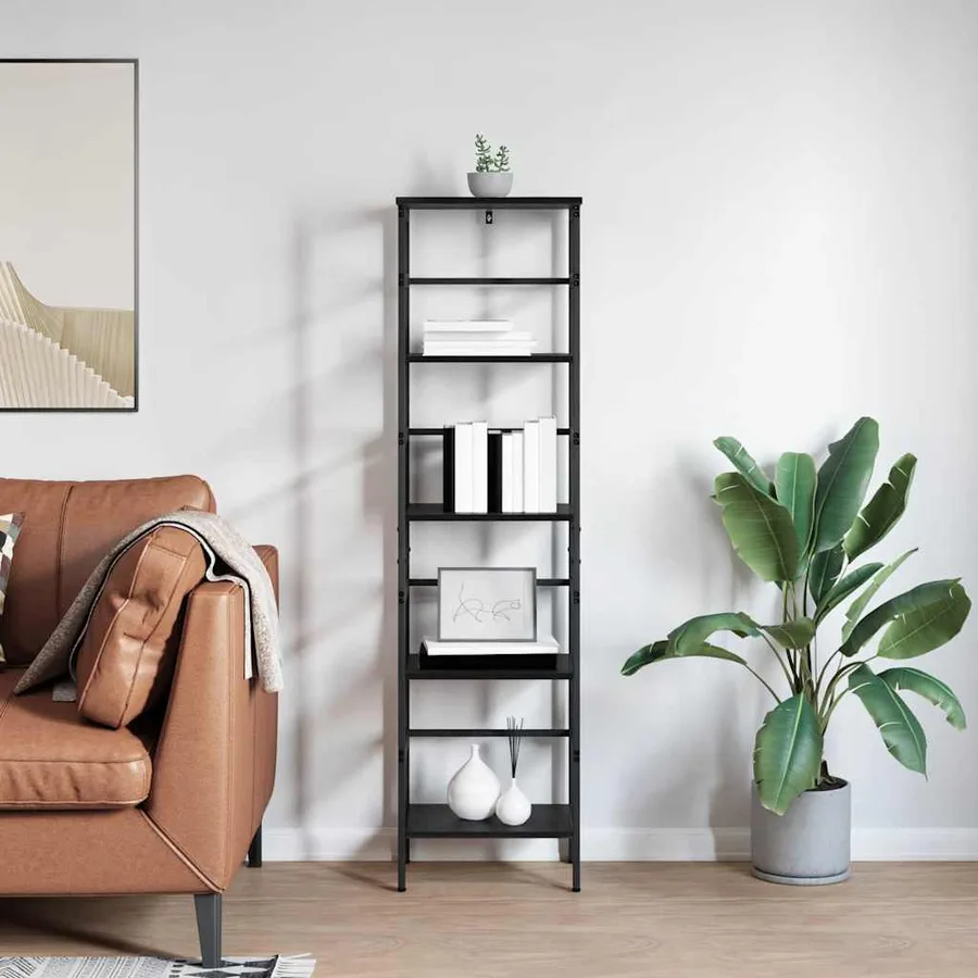 Étagère Chêne noir 40 x 29,5 x 149 cm Bois d'ingénierie - 4