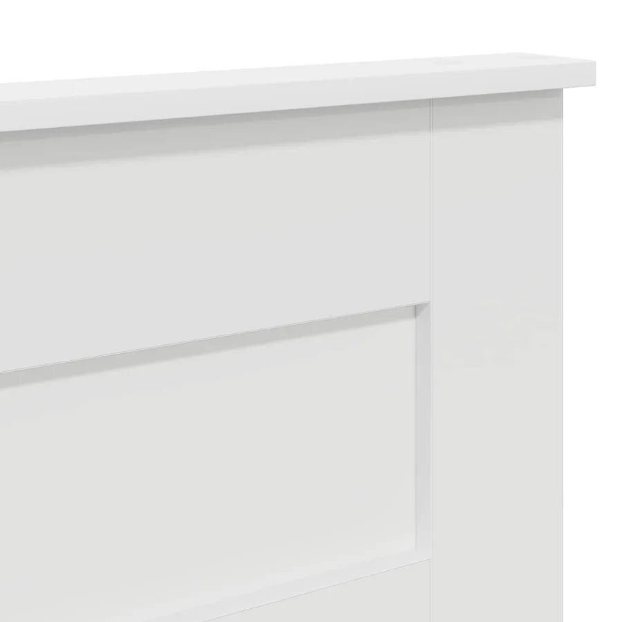 Tête de lit Blanc Bois d'ingénierie - 7