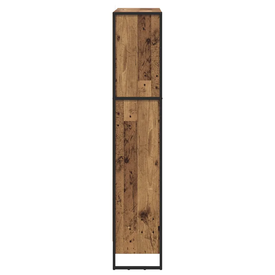 Bibliothèque 80 x 30 x 155 cm Bois d'ingénierie Bois Ancien - 6