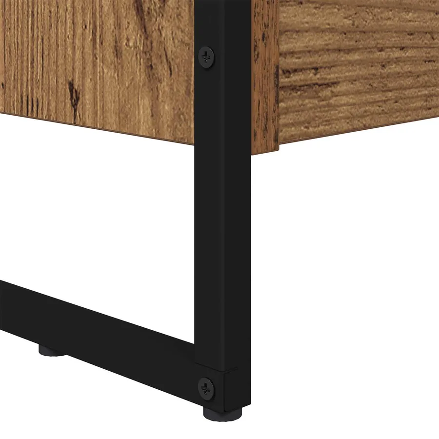 Bibliothèque 80 x 30 x 155 cm Bois d'ingénierie Bois Ancien - 9