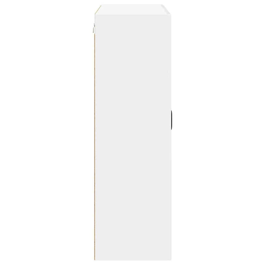 Cabinet en verre mural LUCCA Blanc brillant 80 x 31 x 100 cm - 7