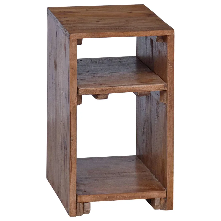 Table d'Accent 3 pcs Marron Bois de Mahogany Massif - 5
