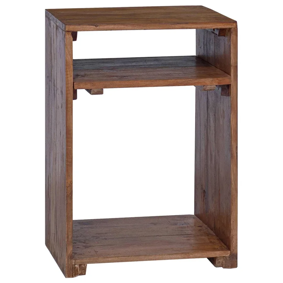 Table d'Accent 3 pcs Marron Bois de Mahogany Massif - 7