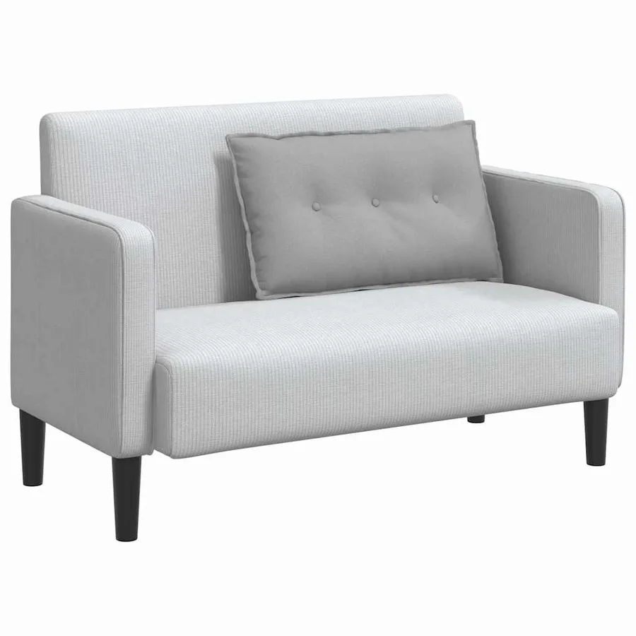 Coussin de Dos Gris nuage 80 x 19 x 50 cm tissu - 3
