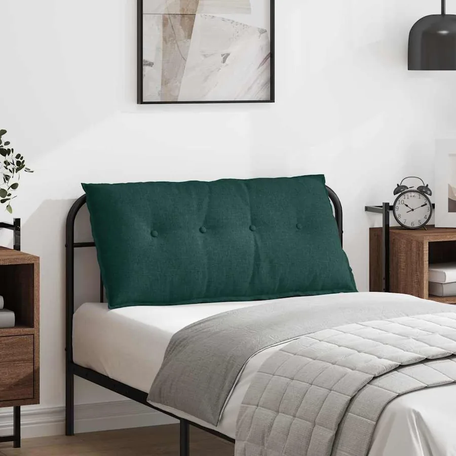 Coussin de Dos Vert foncé 100 x 19 x 50 cm tissu