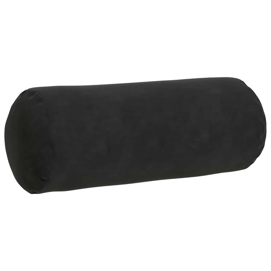Coussins d'accent 2 pcs Noir Ø 15 x 40 cm - 5