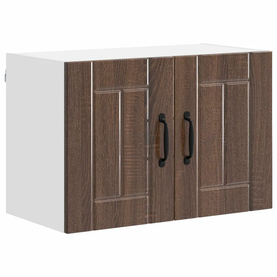 Meuble mural LUCCA Chêne brun 60 x 31 x 40 cm Bois d'ingénierie - 2