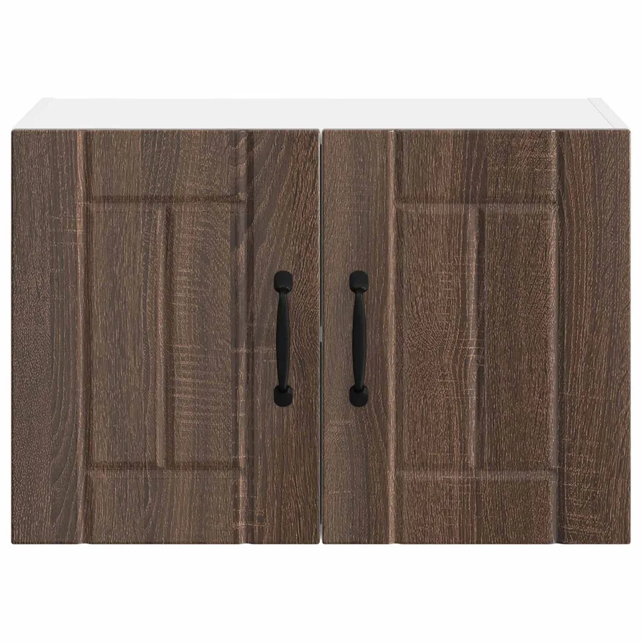 Meuble mural LUCCA Chêne brun 60 x 31 x 40 cm Bois d'ingénierie - 6
