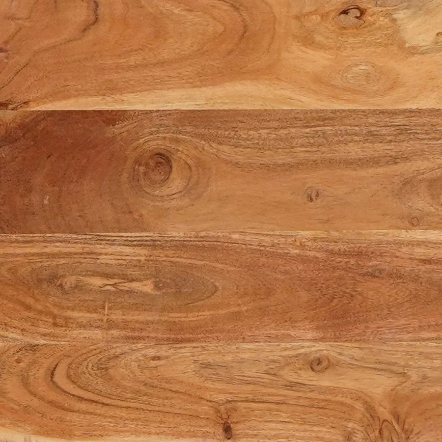 Meuble TV Naturel 110 x 30 x 44 cm Bois d'Acacia Massif - 13