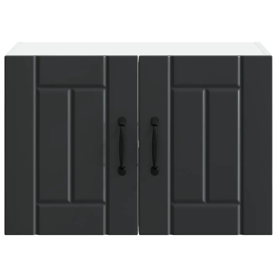Meuble mural LUCCA Noir 60 x 31 x 40 cm Bois d'ingénierie - 6