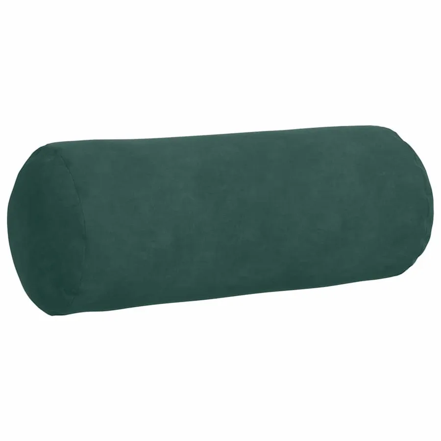 Coussins d'accent 2 pcs Vert foncé Ø 15 x 40 cm - 5