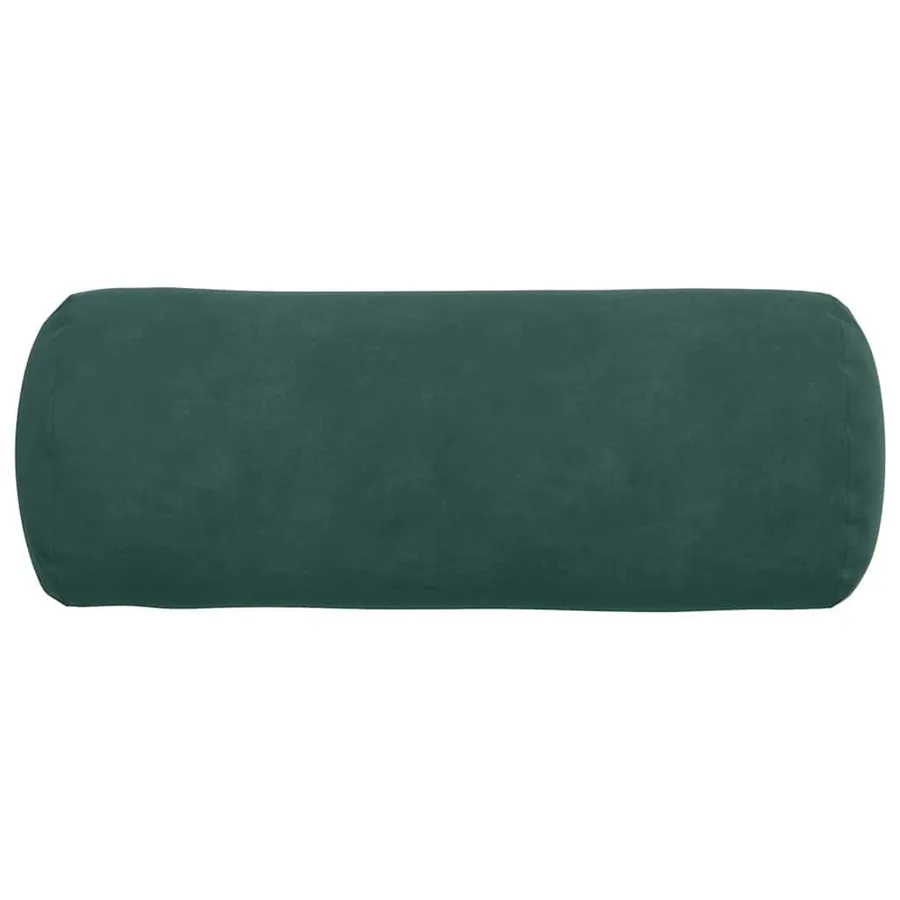 Coussins d'accent 2 pcs Vert foncé Ø 15 x 40 cm - 6