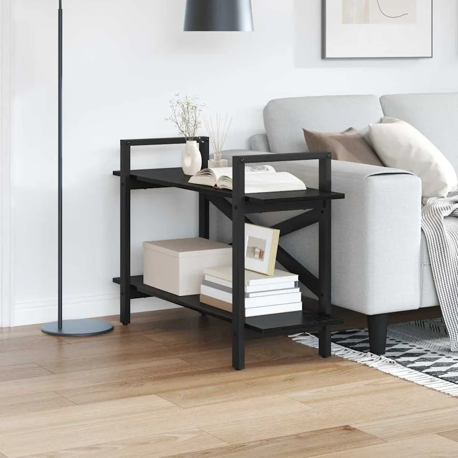 Étagère Chêne noir 100 x 33,5 x 64 cm Bois d'ingénierie