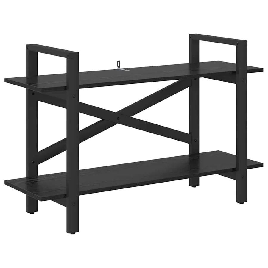 Étagère Chêne noir 100 x 33,5 x 64 cm Bois d'ingénierie - 2